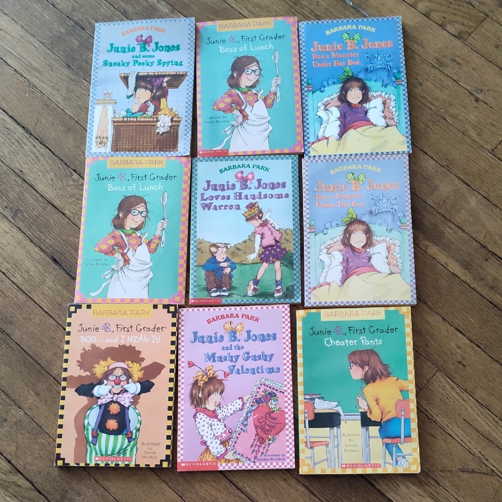 Lot Of 9 Junie B. Jones Paper Back Books